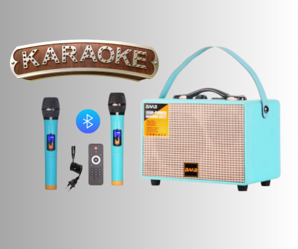 Karaoke Speakers  B-V6 with 2 Microphone